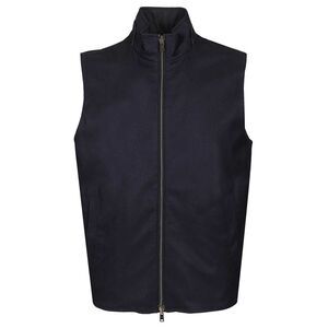 Herno Men Lucent Silk And Cashmere Vest